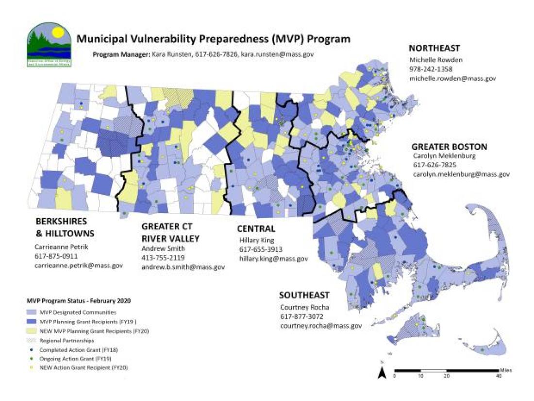 Municipal Vulnerability Preparedness Mvp Uxbridge Ma