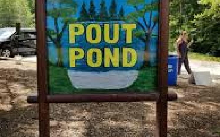 Pout Pond Sign
