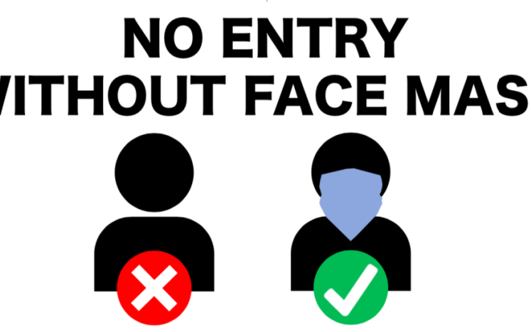 No Entry without Face Mask